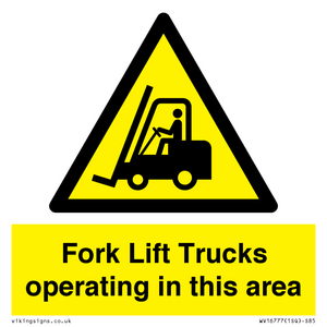 WV16777:  Fork Lift Trucks operating in this area