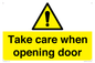 WV16781: Take care when opening door