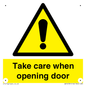 WV16781: Take care when opening door