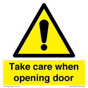WV16785: Take care when opening door