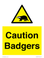 WV16877: Caution Badgers