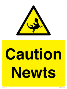 WV16885: Caution Newts
