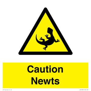 WV16885: Caution Newts