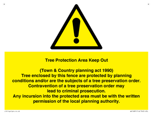 WV16891: Tree Protection Area Keep Out
