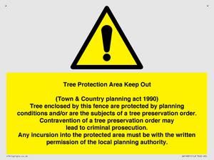 WV16891: Tree Protection Area Keep Out