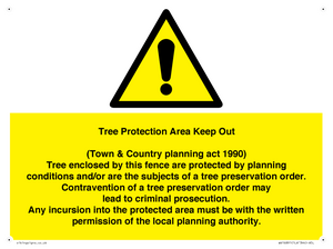 WV16891: Tree Protection Area Keep Out