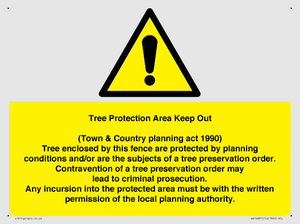 WV16891: Tree Protection Area Keep Out