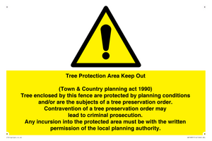 WV16891: Tree Protection Area Keep Out