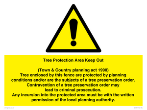 WV16891: Tree Protection Area Keep Out