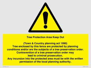 WV16891: Tree Protection Area Keep Out