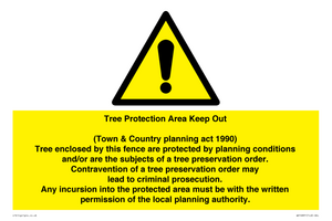 WV16891: Tree Protection Area Keep Out