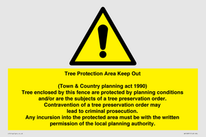 WV16891: Tree Protection Area Keep Out