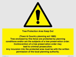 WV16891: Tree Protection Area Keep Out