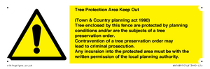 WV16891: Tree Protection Area Keep Out