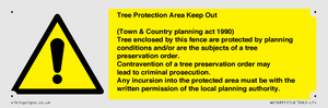 WV16891: Tree Protection Area Keep Out