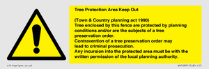 WV16891: Tree Protection Area Keep Out