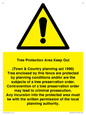 WV16891: Tree Protection Area Keep Out