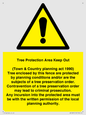 WV16891: Tree Protection Area Keep Out