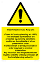 WV16891: Tree Protection Area Keep Out