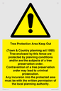 WV16891: Tree Protection Area Keep Out