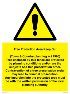 WV16891: Tree Protection Area Keep Out