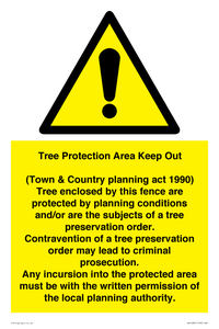 WV16891: Tree Protection Area Keep Out