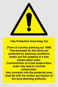 WV16891: Tree Protection Area Keep Out