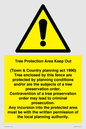 WV16891: Tree Protection Area Keep Out