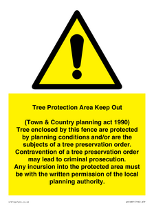 WV16891: Tree Protection Area Keep Out
