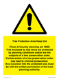 WV16891: Tree Protection Area Keep Out