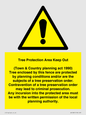 WV16891: Tree Protection Area Keep Out