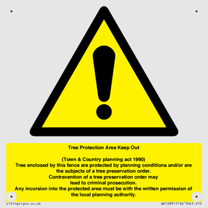WV16891: Tree Protection Area Keep Out