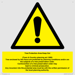 WV16891: Tree Protection Area Keep Out
