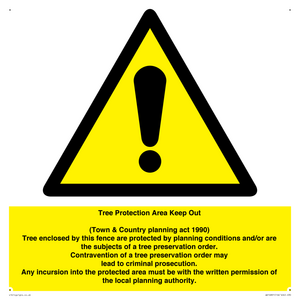 WV16891: Tree Protection Area Keep Out