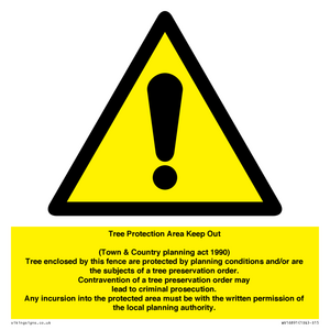 WV16891: Tree Protection Area Keep Out