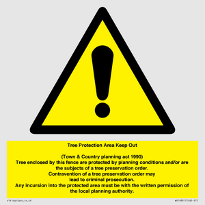 WV16891: Tree Protection Area Keep Out
