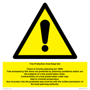 WV16891: Tree Protection Area Keep Out