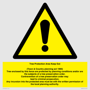 WV16891: Tree Protection Area Keep Out