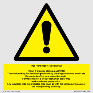 WV16891: Tree Protection Area Keep Out