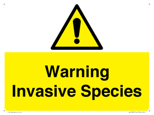 WV16895: Warning Invasive Species