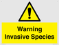 WV16895: Warning Invasive Species