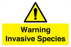 WV16895: Warning Invasive Species