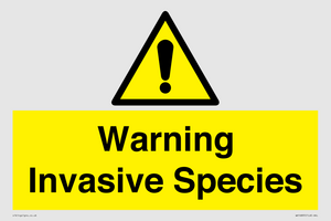 WV16895: Warning Invasive Species