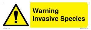 WV16895: Warning Invasive Species