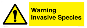 WV16895: Warning Invasive Species
