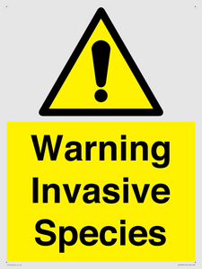 WV16895: Warning Invasive Species