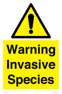 WV16895: Warning Invasive Species