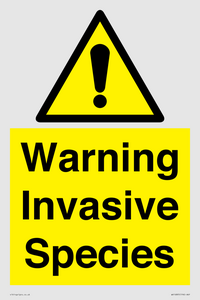WV16895: Warning Invasive Species