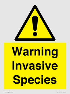WV16895: Warning Invasive Species