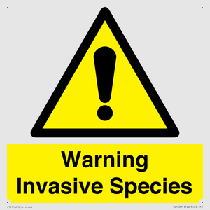 WV16895: Warning Invasive Species